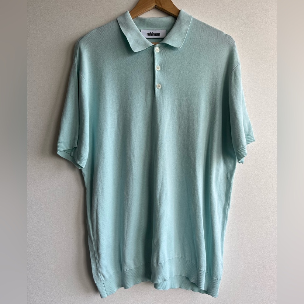 Minimum Men's Sky Blue Polo Shirt Size M-L